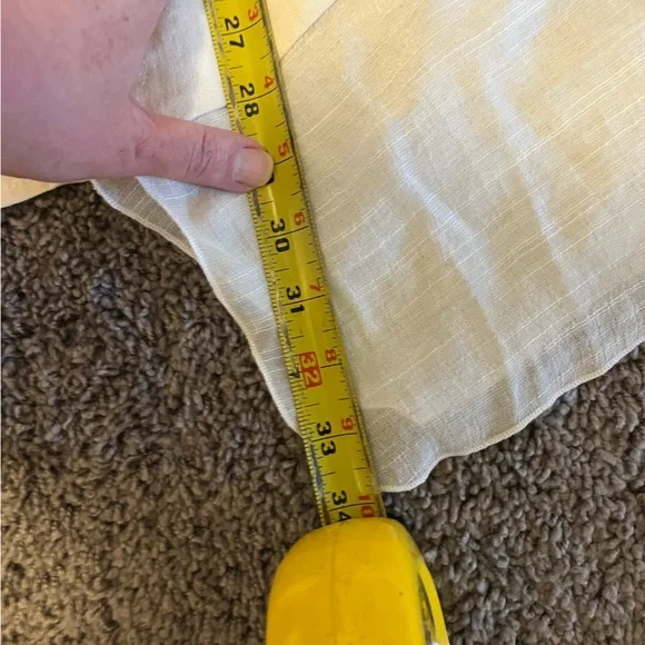 Plus Size MELISSA PAIGE Lagenlook Boho Cream Linen Top Tunic Sz 1X New With Tags - Picture 10 of 10